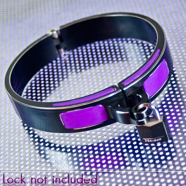 Violet Cyber Slave Collar
